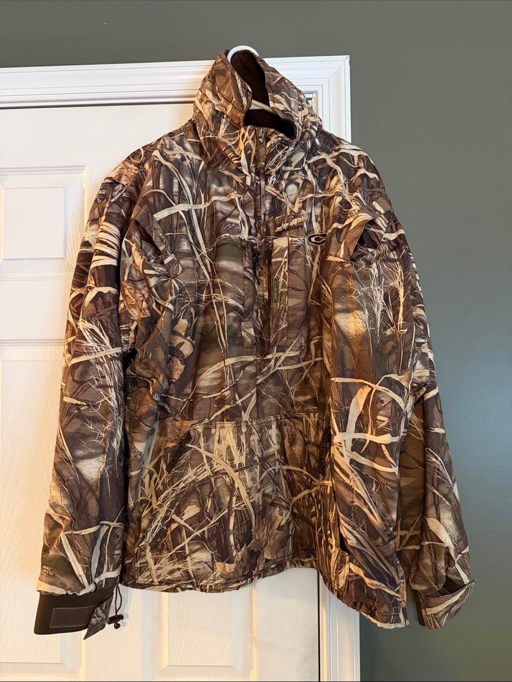Drake Advantage Max 4 HD Camouflage Fleece Lined Quarter Zip
